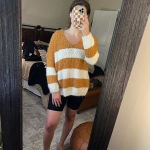 Altar’d State Wool Blend Fuzzy Oversized Sweater